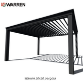 Warren 20x20 pergola plans with gazebo metal outdoor